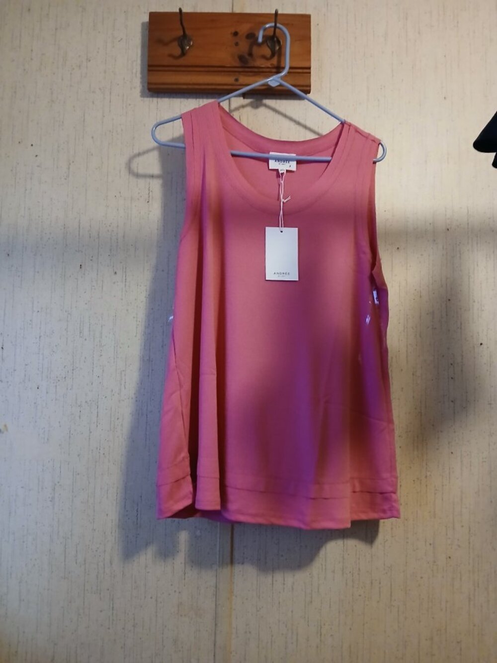Andrée by Unit Pink Sleeveless Tank Top